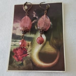 Cherry Quartz Dangles Earrings